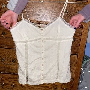 Vintage lace tank top